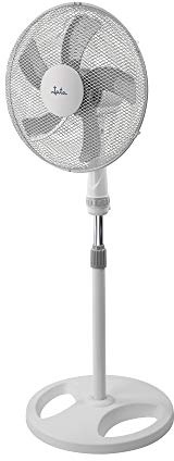 JATA JVVP3050 - Ventilador de Pie 50W con Oscilación Automática y Altura Regulable | Ventilador Silencioso 44 cm | 3 Velocidades | Cabezal Inclinable | Gran Caudal de Aire 1.855 m³/h