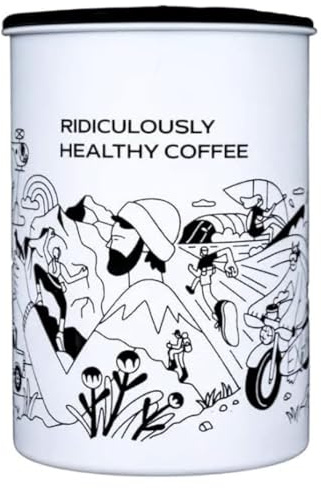 EXHALE Airscape Coffee Storage Container - Keeping Your Coffee Fresher For Longer - 500g