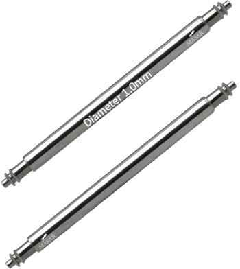 masar 22mm SLX100 – Federsteg für Uhrenarmband – (Stift, Bandanstöße, Stange, Federstift) - Watch Strap Spring Pin Bar – 2 STK.