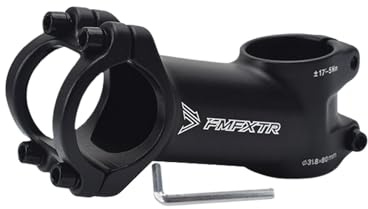 JISADER Fahrrad Vorbau Riser Fahrrad Vorbau 31,8mm Fahrrad Lenker Vorbau für Radfahren, BMX, Rennrad, 17 Grad 31,8 x 80 mm