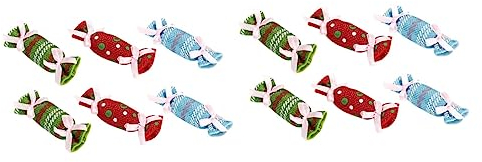 Beavorty 12 STK Beißspielzeug für Katzen Kuhhornkostüm für Hunde Spielzeug Formen Spielzeuge Katze bonbon Spielzeug Haustier-Süßigkeiten-Spielzeug Weihnachten Katzenspielzeug