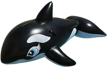 eBoutik - Giant Inflatable Pool Floats, Large Colourful Summer Swimming Pool Float Outdoor Beach Party Play for Kids & Adults Child (Whale)