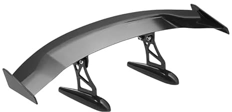YCXLXM Auto Heckspoiler für Citroen C1 2014-2023, Auto Mini Spoiler Wing Kofferraumspoiler Autodach Fahrzeugstabilität Auto Tuning Spoiler Kratzfest Verschleißfest Zubehör,Black-30cm