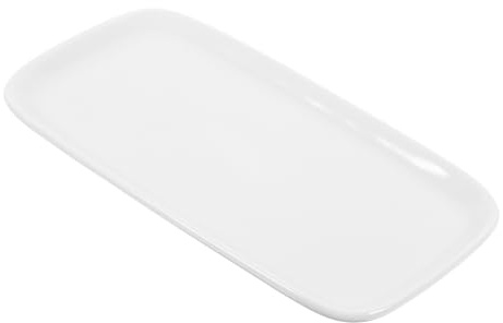 WATIIFUFU Keramik Schmucktablett Oval Weiß Aufbewahrungsteller Für Schmuck Und Kosmetik Multifunktionales Deko Und Serviertablett Für Badezimmer Schreibtisch Und Party