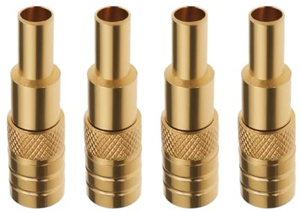 EMSea 4 Pezzi SMB Accoppiatore Femmina Per Cavo Coassiale RG174 RG316 (J08g) 24,4 Mm X 6,5 Mm Presa Per Adattatore Antenna Cavo Coassiale Scanner Radio Ricetrasmettitore Radio Amatoriale