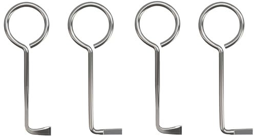 4 Stück Profi Dietrich Set, Profi Buntbartschlüssel Universal, Öffnet Nahezu Jede Tür, Öffnungs Werkzeug Aus Edelstahlmaterial, Schlüsseldienst Türöffner Schlüssel Für Bunt-Bart-Schloss Öffner