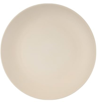 Holst Porzellan RT 727 Oasis Lot de 6 assiettes plates rondes en porcelaine Beige 23,5 x 23,5 x 2,7 cm