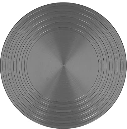 Chauffer la plaque diffuseur poêle à gaz durable alliage d'aluminium durable conduction de chaleur équilibrée de 6 mm pour le ragoût à mijoter dégivrer gris outil de cuisine de 28