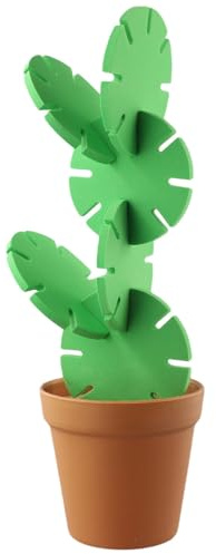 FACAIIO 6 Pcs EVA Heat Insulation Coasters Set with Flower Pot Storage for Home, Coffee House and Restaurant Table Desktop Decoration