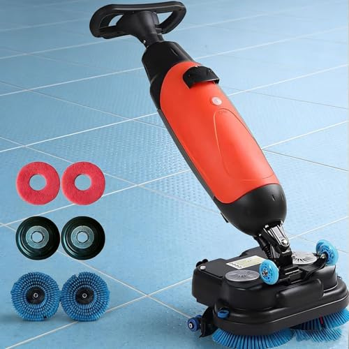 Asciugatrice elettrica per pavimenti con doppio serbatoio, elevata copertura e velocità per pavimenti in legno, piastrelle, terrazzo, marmo, cemento