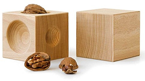 Siebensachen - Nusskubus - Nussknacker - Buche - hell