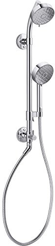 KOHLER 76471-Cp Awaken Hydrorail-S 2.0 Gpm Shower Column Kit, Polished Chrome