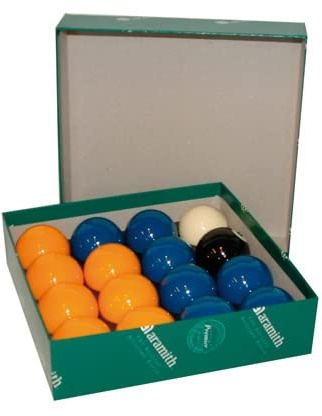Billes Pool Aramith Jaune & Bleu 50,8 mm