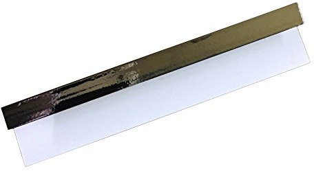 DBS Silver End Cap Trim 10mm For Shower Wall Panels PVC Bathroom Cladding Chrome PVC