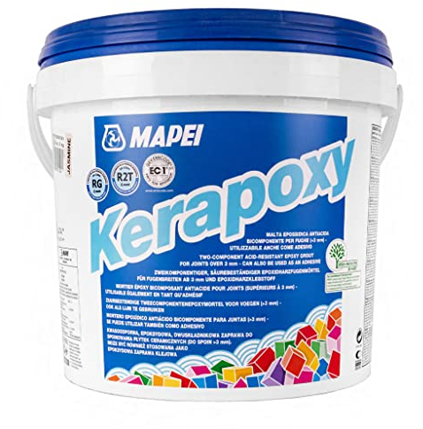 MAPEI Kerapoxy Epoxidharz Fugenmörtel für fliesen 2K 5 kg (Schokolade Nr 144)