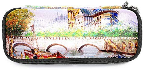 Federmäppchen mit Ölgemälde, Motiv: Moulin Rouge Paris Frankreich 19x7.5x3.8cm/7.5x3x1.5in Style07