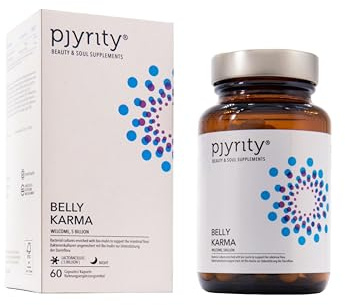 Belly Karma | Probitioka Darmsanierung - Kulturen Komplex: 60 Tage Kur mit Inulin von PJYRITY | Vegane Kapseln I Mit 14 aktiven Darm-Bakterien-Kulturen I Natürlich & Hochdosiert I probiotische Darmkur