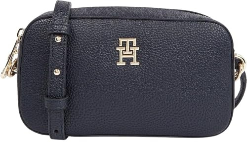 Tommy Hilfiger Damen Crossbody Bag Tasche Emblem Camera Bag Klein