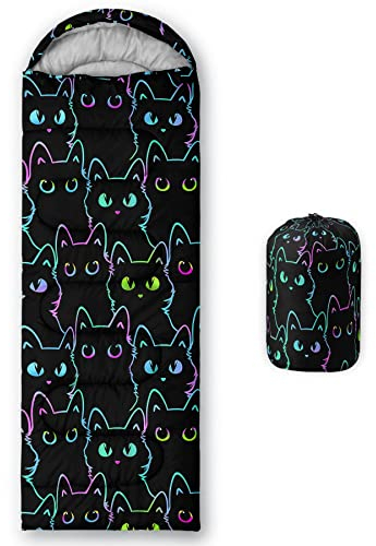 HOSIMA Schlafsäcke,Kaltwetter-Mumienschlafsack für Erwachsene,Mädchen,Jungen,Wasserdicht,Herren für warmes Camping, Wandern, Outdoor, Reisen, Jagd, mit Kompressionsbeuteln(SDC209)