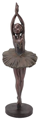 Escultura De Bailarina De Pie, Obra De Arte Única Técnicas Escultóricas Delicadas Escultura De Bailarina Artística Figura Adorno Para Estantería De Escritorio