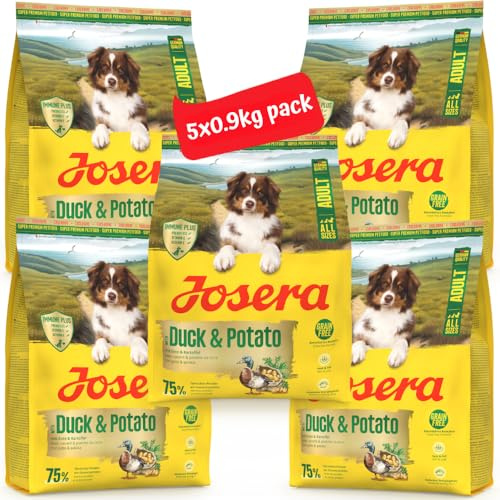 Josera Adult Duck & Potato 5 x 900g Trockenfutter für Hunde