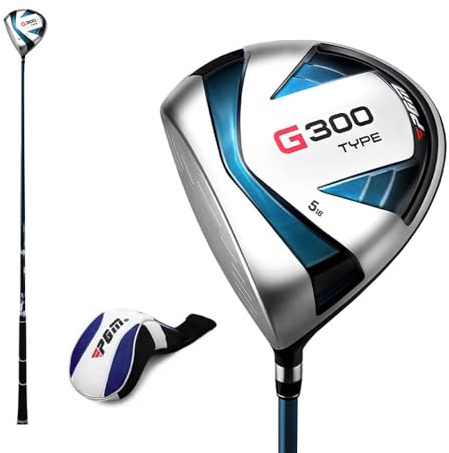 Manos Izquierda o Derecha #1/3/5 Fairway Golf Club Wood Light R/S Grafito Shaft Golf Driver con Headcover para Hombres y Mujeres Deportes al Aire Libre (Izquierda,# 5 con R Grafito)