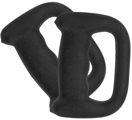 BESTOMZ Handgewichte Kurzhanteln D Form 2 Stück aus Kunststoff mit Ergonomischem Griff für Pilates und Yoga Zuhause Fitnesstraining