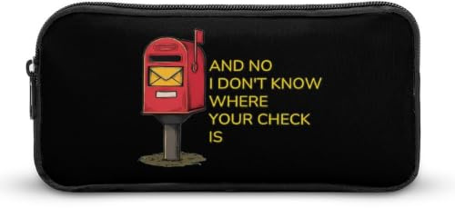 Mailbox Postal Worker Pen Case Pencil Pouch Makeup Bag