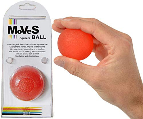 MSD Squeeze Ball Handtrainer in extra leicht, leicht, mittel, stark, extra stark (leicht) (rot - leicht)