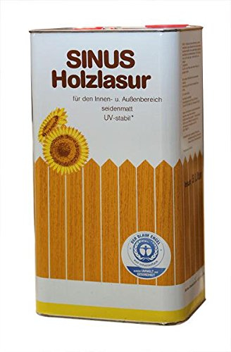BURTEX Sinus Holzlasur 2 x 5 L – Farbe Palisander – Holzanstrich auf Pflanzenölbasis, kunstharzverstärkt & wetterbeständig – Holzschutz innen & außen – tropfgehemmt, atmungsaktiv, seidenmatt