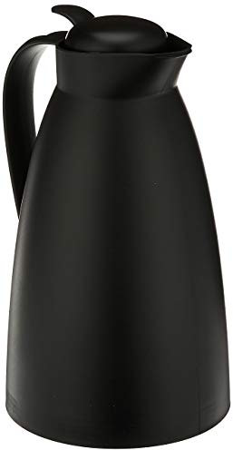 Alfi Glass Vacuum Frosted Plastic Carafe, 1 L, Black (AG2800BK2)