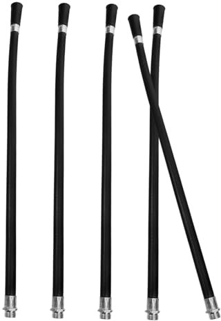 Veemoon 5pezzi Tubo Flessibile Per Estintore Polvere Manichetta Di Ricambio Per Ugello Estintore Adatto Vari Tipi Di Estintori Facile Installazione e Sostituzione