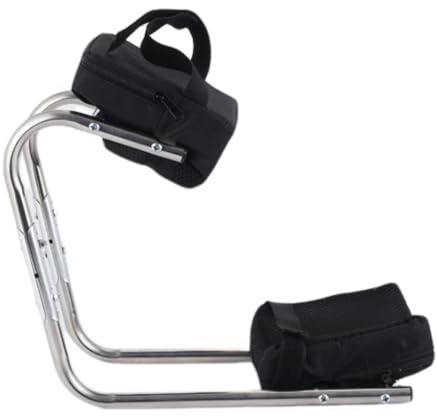CYDZSRA Cinghia sul Sedile del Ginocchio Protezione ergonomica per Il Ginocchio per Giardinaggio Cuscinetto per inginocchiarsi Spesso e Durevole in Acciaio zincato