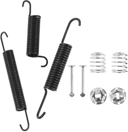 MUELODSIC Juego de Resortes de Retorno Metálicos para Pedal de Freno de Carrito de Golf, Resorte Tensor Duradero, Kit de Reparación Compatible para Mantenimiento y Mejora de Frenos