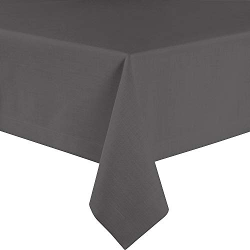 Sander Tischdecke Loft fleckabweisend Graphit Größe 150x250 cm
