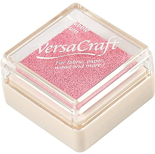 Tsukineko Versacraft Stempelkissen, Zitronengelb, klein, Bubble Gum, 3.4 x 3.4 x 2 cm