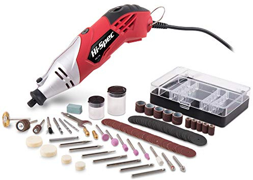 Hi-Spec Rotary Tool Kit 170W 1.4A with Dremel Compatible Bit Accessories