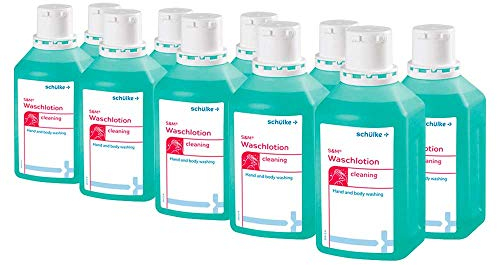 10x 500 ml Schülke S&M® Waschlotion Reinigungslotion Flüssigseife Lotion Hand Haut, seifenfrei