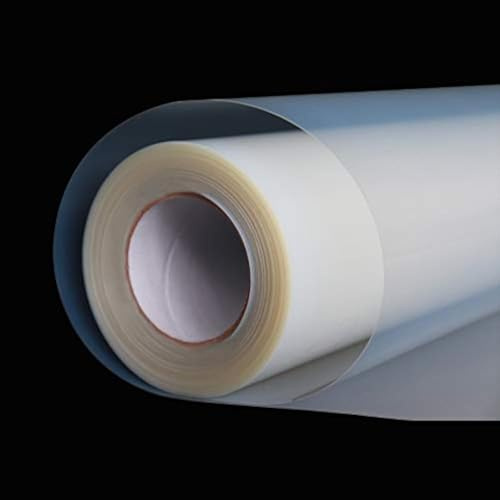 24 x100ft. 1 Roll Screen Printing Film Waterproof Inkjet Transparent Film for Water-based Pigment and Dye Ink Jet Printers