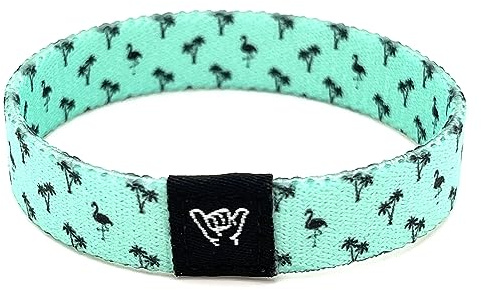Hang Loose Bands - Küstenarmband für Männer, Frauen und Jugendliche – bequemer Tribal-Druck und Boho – wendbares Armband im Küstenstil, Small: 6.5 (most common fitting size), Polyester-Mischgewebe