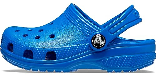 Crocs Classic Clog T, Zoccoli Unisex - Bambini e ragazzi, Blue Bolt, 25/26 EU