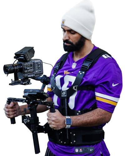 DF DIGITALFOTO Thanos-SE Gimbal Support Vest System, Filmmakers Kit Compatible with DJI RS2/RS3/RS3 Pro/RSC2/Ronin S, Zhiyun Crane 2S/3S for Videographer Smoothing the Footage 2-8 kg Payload