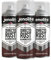 JENOLITE Directorust Peinture aérosol pour métal martelé | Marron | 3 x 400 ml | Peinture multi-surfaces pour métal | Peinture de finition martelée | Apprêt, sous-couche et couche de finition |
