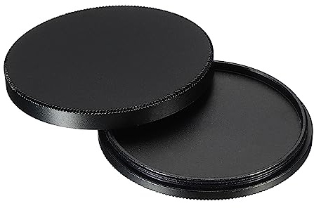 PATIKIL 49 mm Objektivdeckel, Kamera-Objektivdeckel-Abdeckung, universeller Frontlinsenfilter aus Metall, stapelbare Kappe, Schutzhülle für 49 mm Kamera, zirkularer Polarisationsfader ND-Filter,