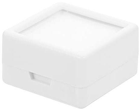 CIYODO 20stücke Teiliges Acryl Ringbox Weißem Schwammkissen Transparenter Klappdeckel Kompakte Schmuckvitrine Langlebiger Organizer Für Verlobungsringe Und Besondere Anlässe