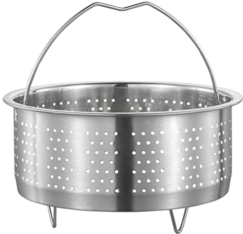 BESTonZON Stainless Steel Steamer Basket 18CM Steamer Basket for Pressure Cooker Vegetable Steamer Insert Steaming Rack Fruit Colander Strainer for Stovetop Cooking Pot