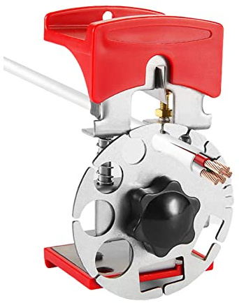 Automatic Wire Stripper Handheld Copper Wire Stripping Machine Universal Handheld Stripper Tool Portable Copper Wire Stripper for Quick Wire Stripping (Metal Plate Model)