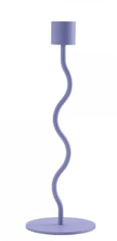 Cooee Design Curved Candleholder 23 cm Mauve