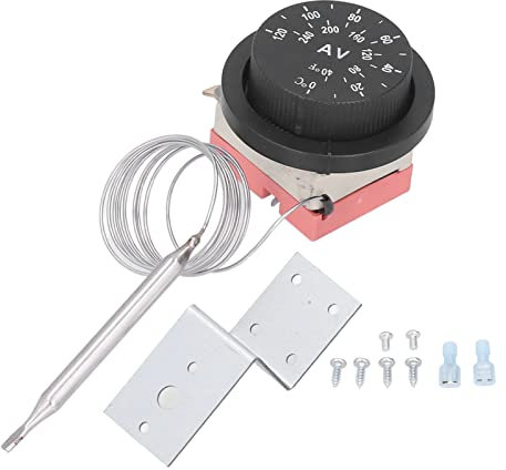 Interrupteur De Thermostat De Ventilateur électrique, Kit De Sonde De Contrôle De Température Réglable à 3 Broches ABS Pour Modification De Véhicule, 32 à 248 ℉ (0 à 120 ℃)