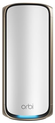 NETGEAR Orbi 970 Series | WiFi 7 Mesh Satellite | RBE970 | Compatible with Orbi Series RBE972S / RBE973S | Up to 27 Gbps | Covers 2,700 sq. ft. | Quad-band BE27000